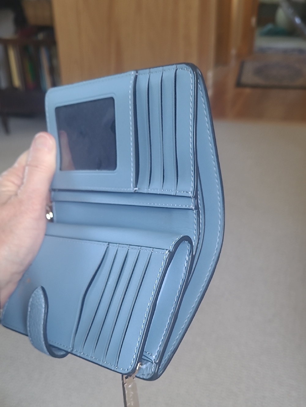 kate spade Light Blue Leather Wallet - Picture 10 of 10